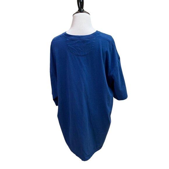 Duluth Trading Company Men's Longtail Tee L Large T-Shirt Short Sleeves Blue - Picture 4 of 5